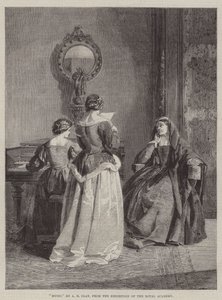 Music, from the Exhibition of the Royal Academy by Alfred Barron Clay